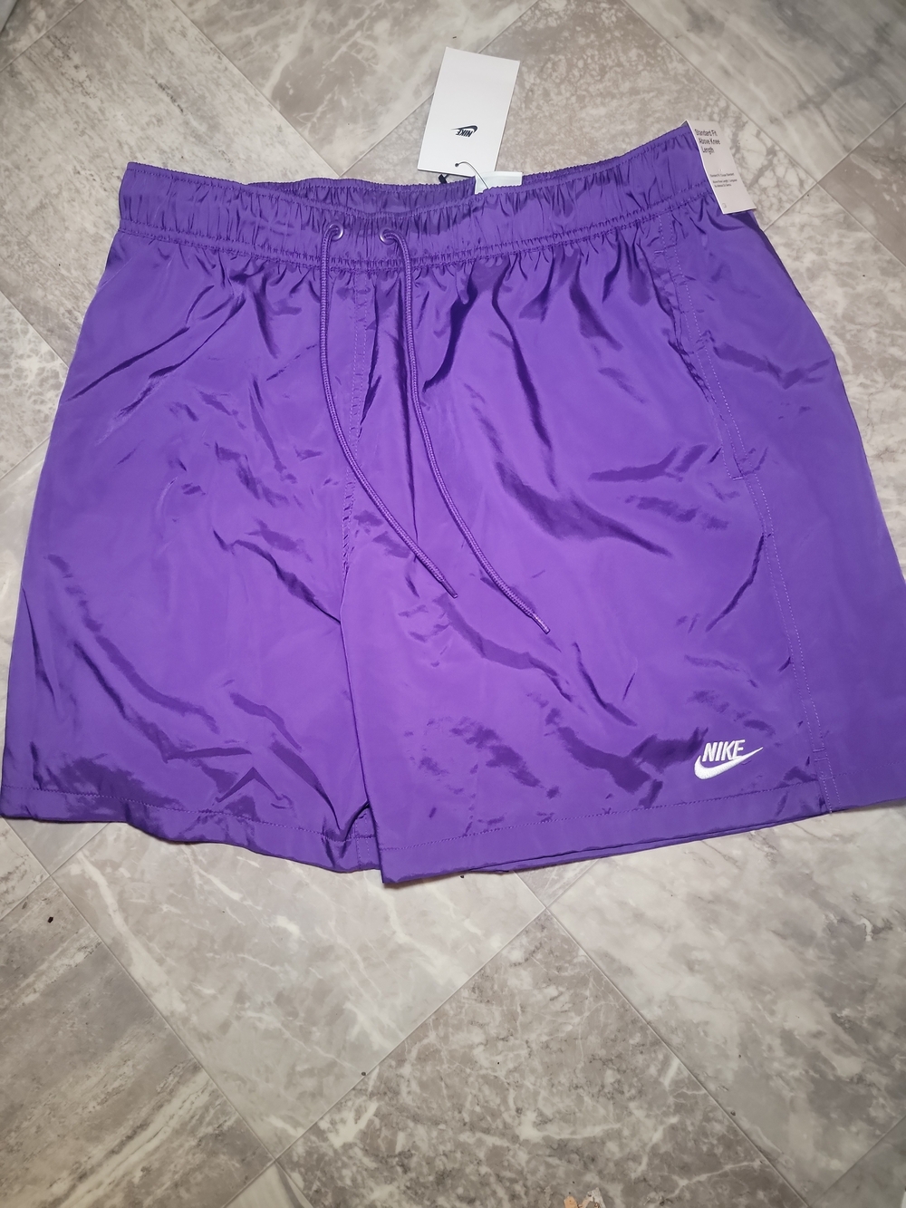 New Nike Club Sportswear Woven Lined Flow Purple Shorts FN3307 507 Men’s Large